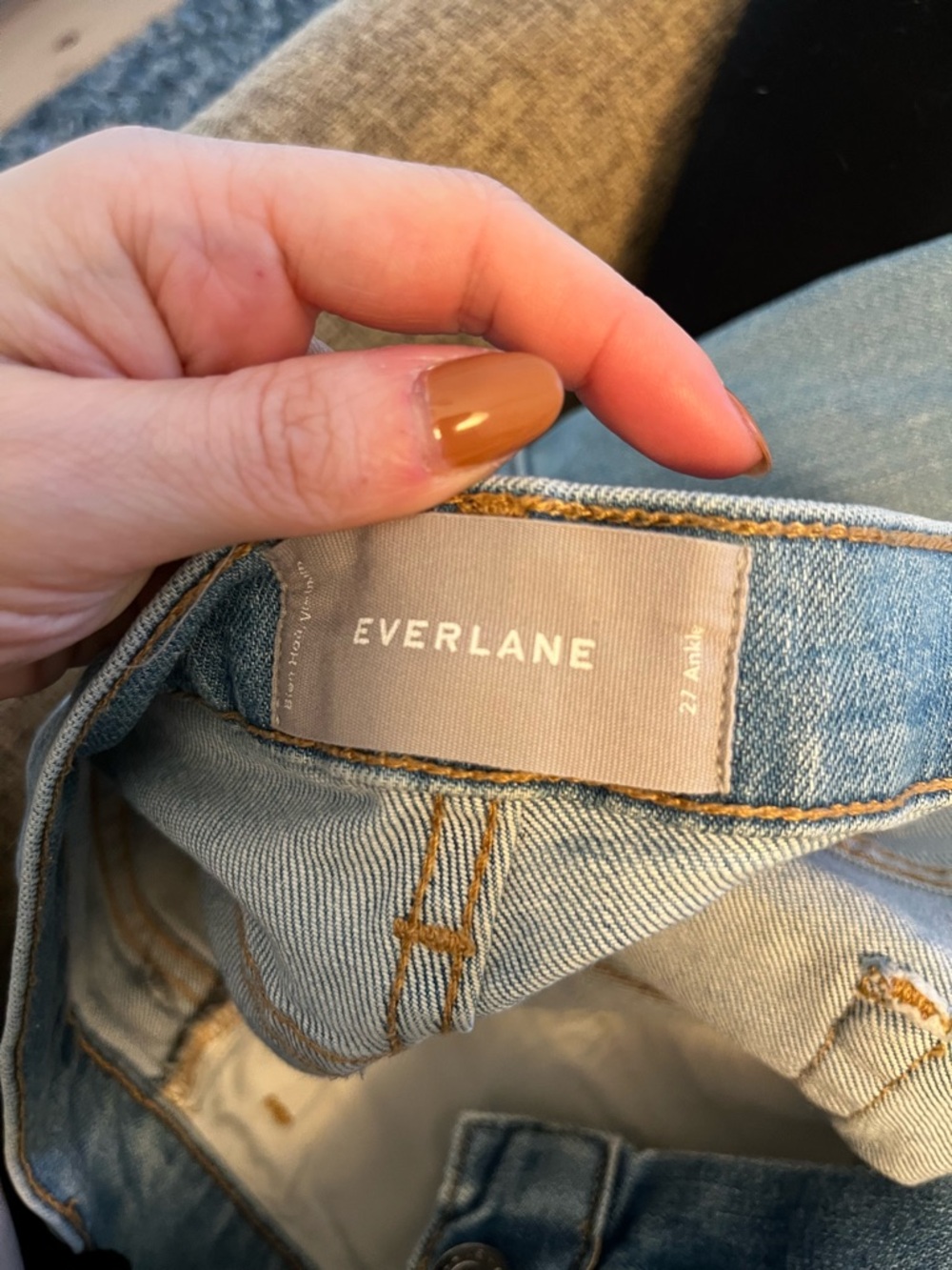 High Rise Straight Ankle Jeans - Picture 4 of 5
